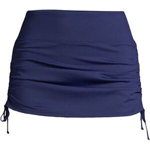Land’s End Plus adjustable sides control swim skirt bikini bottom Navy Various